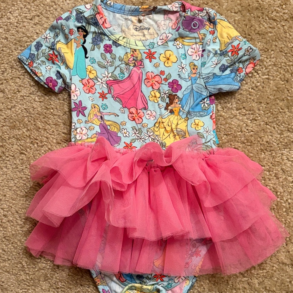Posh Peanut Pink and Blue Princess Dress
